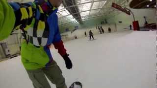 Snowboarding Xscape Braehead GoPro Hero 3 [upl. by Hsetirp410]