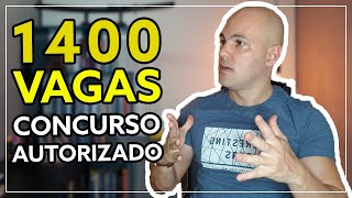 Concurso com 1400 VAGAS [upl. by Auqinimod107]