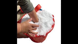 Create a Winter Wonderland 50 Off Instant Snow Powder  14 Gallons of Fun Visit wwwmoistsapcom [upl. by Koehler848]