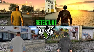 GTA V FULL RETEXTURE  GTA SA ANDROID [upl. by Acyre]