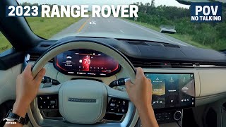 The New Range Rover 20222023 POV Test Drive [upl. by Lamonica]