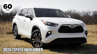 2024 Toyota Highlander Review  Still the 1 Family SUV [upl. by Ahsekan]