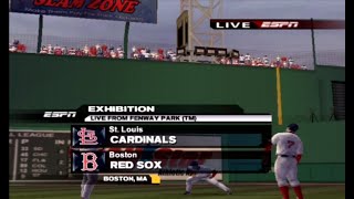 ESPN MLB 2K5 PS2  St Louis Cardinals vs Boston Red Sox [upl. by Aitnahc612]