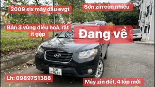 Đang về Santafe 2009 slx máy evgt bản 3 vùng điều hoà Xe cực chất máy zin sơn zin nhiều [upl. by Schechinger]