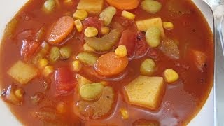 VEGETABLE SOUP  How to make simple Basic VEGETABLE SOUP Recipe [upl. by Ron]