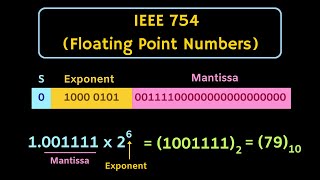 Floating Point Numbers IEEE 754 Standard  Single Precision and Double Precision Format [upl. by Ecneitap449]