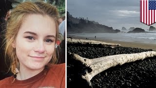 Tragic beach accident Oregon cheerleader killed after being pinned underneath heavy log  TomoNews [upl. by Ikiv610]