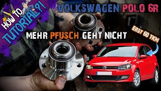 Federbruch defekte Bremsen  Radlager Pfusch Was ist da los mit dem Polo 6R viral car tutorial [upl. by Blus]