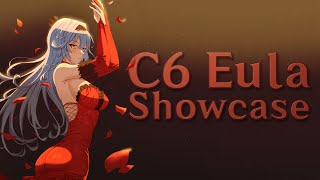 C6 Eula Showcase  One of the best Eulas in EU [upl. by Einiffit]