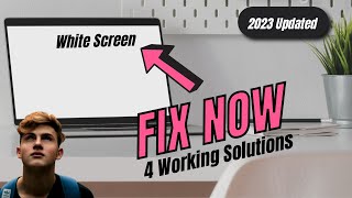 How To Fix White Screen on Windows 10 1187 LaptopPC  2023 NEW [upl. by Otis]