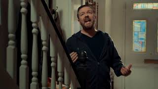 After Life Season 2 Postman Having Bath In Tonys House Ricky Gervais [upl. by Hanschen]