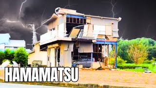 🇯🇵🌪DESTRUIÇÃO em HAMAMATSU Mini TORNADO Surpreende a Cidade [upl. by Ark]