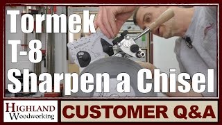 Chisel sharpening made easy with the Tormek T8 [upl. by Lash]