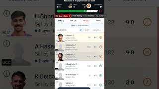 BUZ vs DCC team making 2cr 🏆🏏 ytshorts shorts tranding cricket dream [upl. by Conlen]