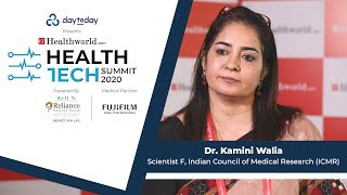 Dr Kamini Walia Scientist Indian Council of Medical Research at ET Health Tech Summit [upl. by Balac]