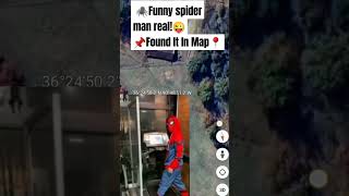 🕷️😅I Found Funny super man 📌Gio At The END 📍 shorts googleearth earth mapjunction [upl. by Spencer766]