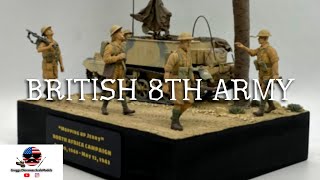 135 WW2 Diorama  North Africa Campaign quotMopping up Jerryquot [upl. by Cohberg622]