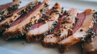 How to Make Duck Pastrami Cooking Demo [upl. by Durrace]