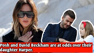 Posh and David Beckham are at odds over their daughter Harper [upl. by Acsecnarf]