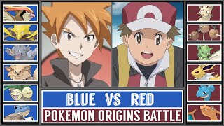 Pokémon Origins Champion Battle  TRAINER BLUE vs TRAINER RED [upl. by Faye381]