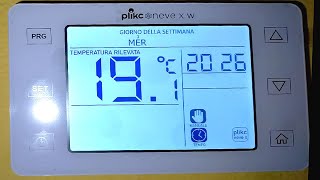 Termostato Smart Plikc Neve X W  Montaggio [upl. by Nidak]