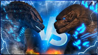 Godzilla 2021 Vs Godzilla 2019 Epic Battle  Kaiju Universe [upl. by Selym]