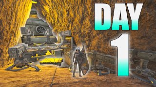 I Claimed Scorched Earths Best Rathole Day 1 SOLO  Ark PvP [upl. by Asiilanna527]