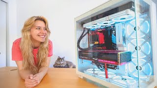 LETS BUILD MY NEW GAMING PC OVERPOWERED AND UNIQUE RTX 4090 PC Build  NoisyButters [upl. by Latsyrd]