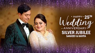 25th Anniversary  Silver Jubilee Wedding Anniversary Song  Sanjeev amp Kavita [upl. by Warfore]