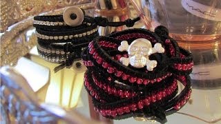 Beaded wrap bracelet  triple wrap  tutorial [upl. by Akeryt]