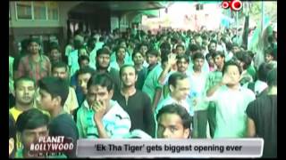 SALMAN KHAN Ek Tha Tiger gets biggest opening ever ZOOMTV  YouTubeflv [upl. by Janey]