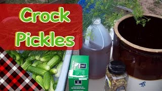 Fermented Crock Pickles [upl. by Boland77]