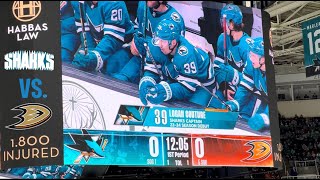 San Jose Sharks Game Vlog vs Anaheim Ducks 20232024 NHL Season Logan Couture Return [upl. by Leyameg458]