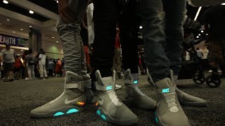 WE WORE NIKE AIR MAGS AT SNEAKERCON [upl. by Attikin]