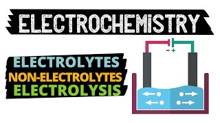 What is Electrochemistry Class 9  Electrolytes and Nonelectrolytes Chemistry  Electrolysis [upl. by Lucilla]