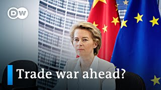 China accuses the EU of blatant protectionist behavior  DW News [upl. by Nnaeirb242]