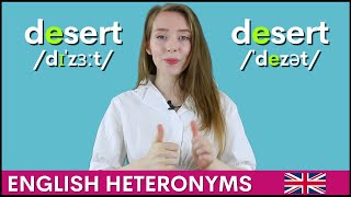 Learn the English Heteronym DESERT with Pronunciation and Practice Sentences [upl. by Cristie]