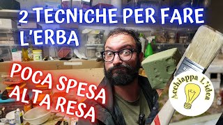 Tecniche per fare lerba nel presepe [upl. by Eeltrebor]