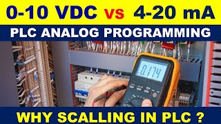 PLC ANALOG PROGRAMMING  0 to 10 VDC  4 to 20 mA [upl. by Ioved45]