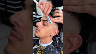 The Secret to Perfect Mens Eyebrows Shaping with a Straight Razor [upl. by Yssirk]