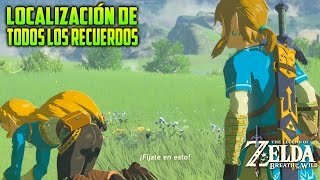 Como y Donde CONSEGUIR todos los RECUERDOS ✨  GUIA de TRUCOS Zelda Breath of the Wild [upl. by Norrad]