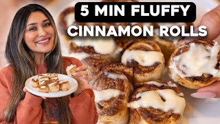 Make Cinnamon Rolls with 4 Ingredients  Airfryer I Low Carb [upl. by Lemuela953]