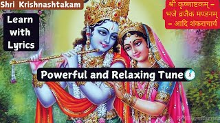 Calm your mind with this peaceful Song Sri Krishnastakam [upl. by Affay]