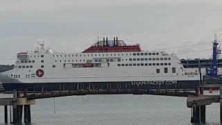 MANXMAN Isle of Mans new 85 Million Pound Ferry at Southampton [upl. by Ycnuahc]