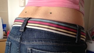 LOWER BACK DERMAL PIERCINGS [upl. by Leola]