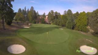 Vidago Palace Golf Course  drone aerial video  Vidago Palace  Hole18 [upl. by Yennor]