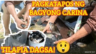 TILAPIA NA TRAP DAHIL SA BAGYONG CARINA [upl. by Gwyn]