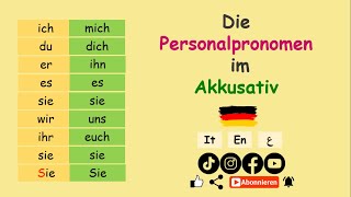 PERSONALPRONOMEN DEUTSCH einfach erklärt animiert 🇩🇪 [upl. by Asenaj301]