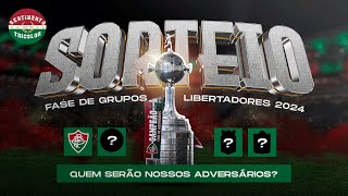 AO VIVO  REACT SORTEIO FASE DE GRUPOS DA LIBERTADRES DA AMÉRICA 2024 [upl. by Deedee490]