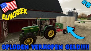 OPLADEN VERKOPEN GELD Farming Simulator 22 Elmcreek 8 [upl. by Drahcir]